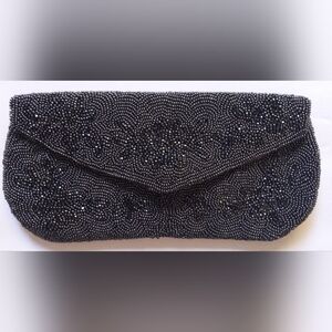 Jorelle Bags Handbag Clutch Vintage 1940s 1950s MCM Hand Beaded Art Nouveau